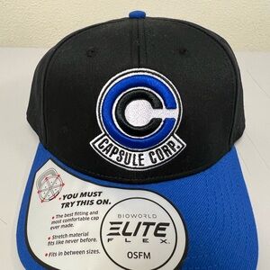 Capsule Corp Black and Blue Cap